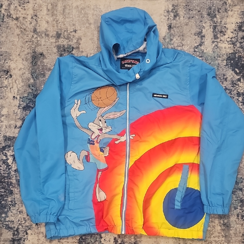 Members Only Space Jam Jacket Xl